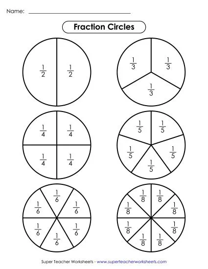 Atividade de Basic Fractions Worksheets For Beginners Pdf - Folha 16