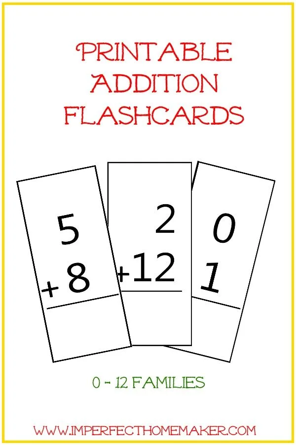 Atividade de Free Printable Addition Flashcards For 1st Grade - Folha 49