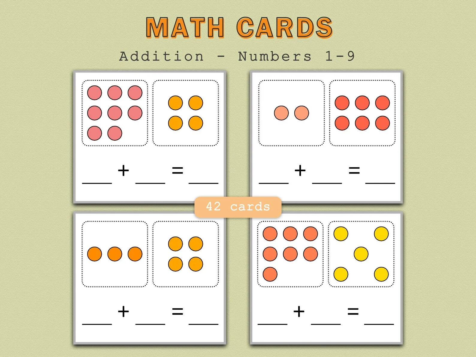 Free Free Printable Addition Flashcards For 1st Grade Worksheet for Kids Part 85