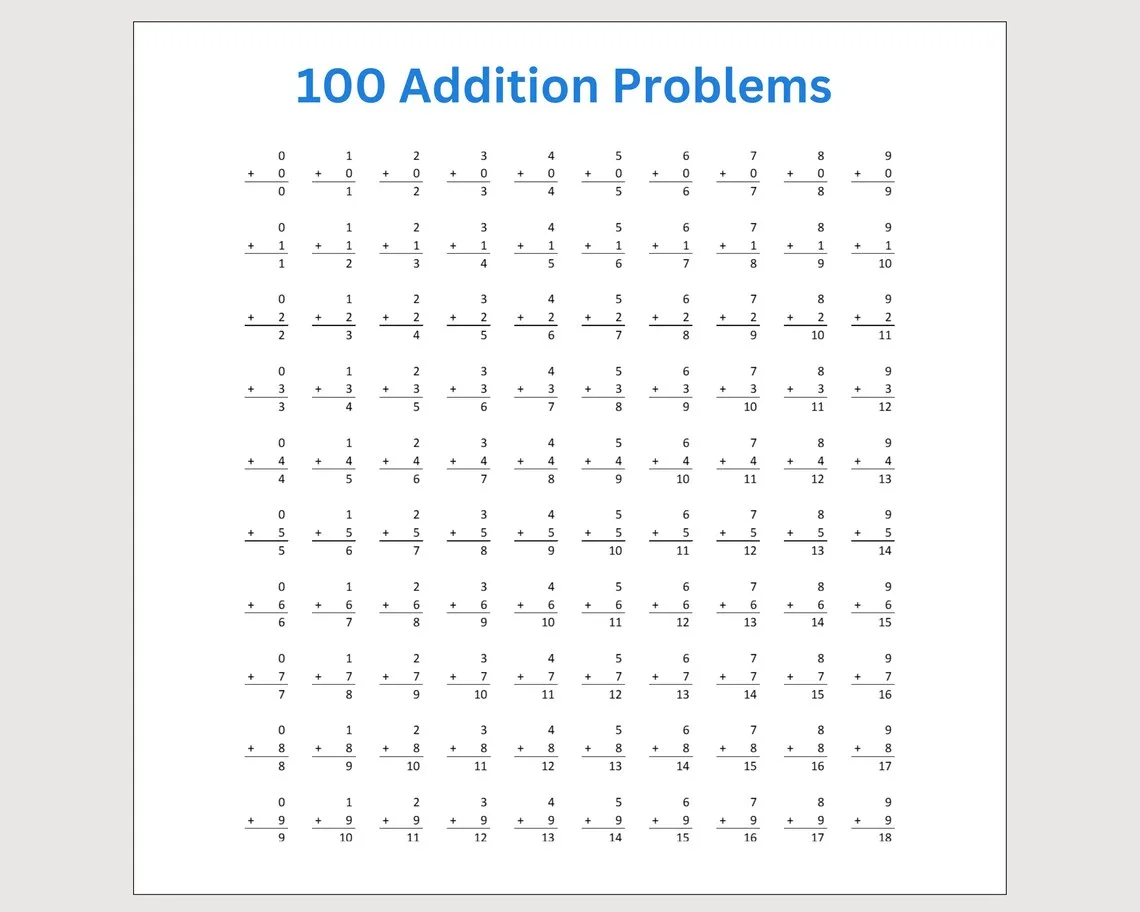 Free Free Printable Addition Flashcards For 1st Grade Worksheet for Kids Part 90