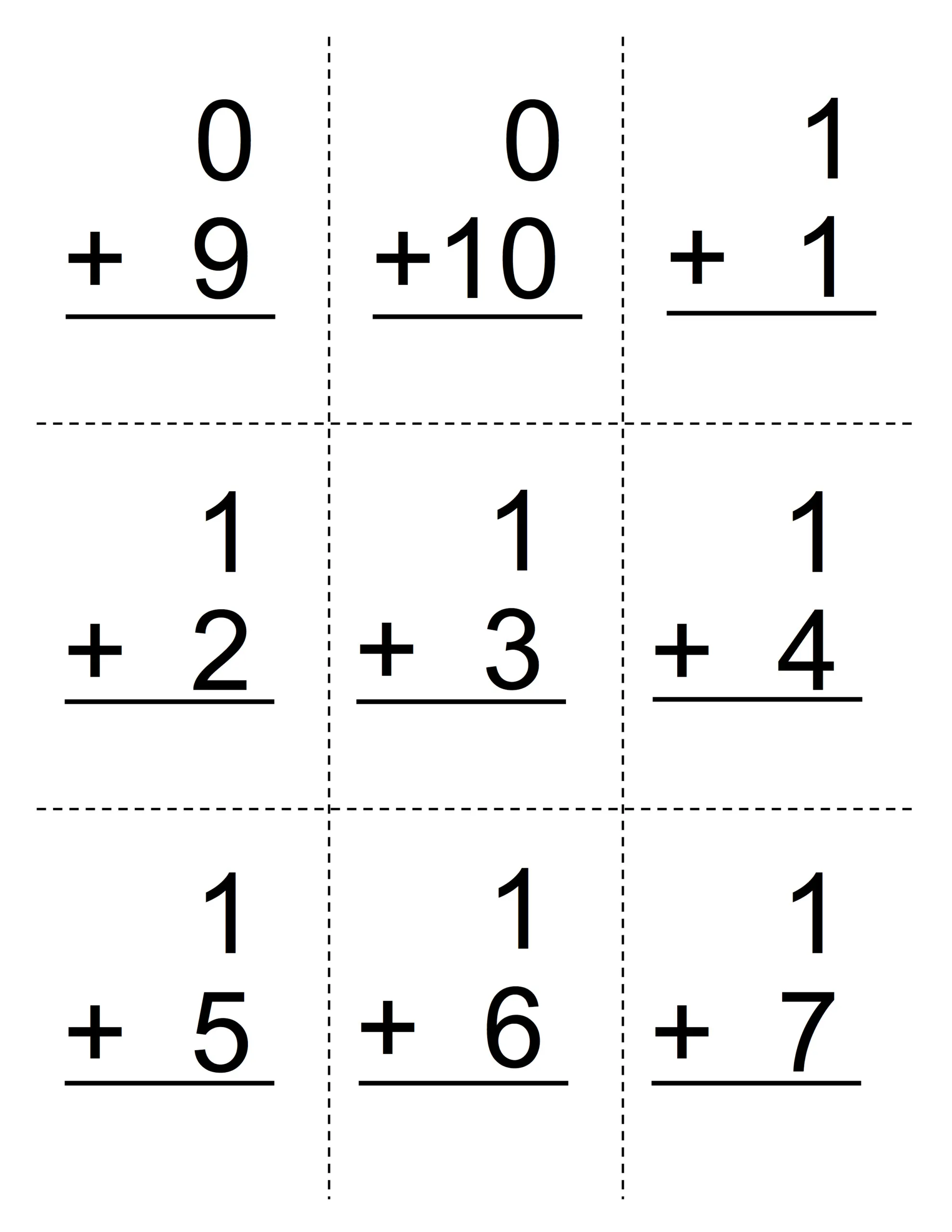 Free Free Printable Addition Flashcards For 1st Grade Worksheet for Kids Part 91