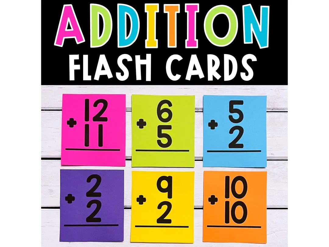 Free Free Printable Addition Flashcards For 1st Grade Worksheet for Kids Part 109