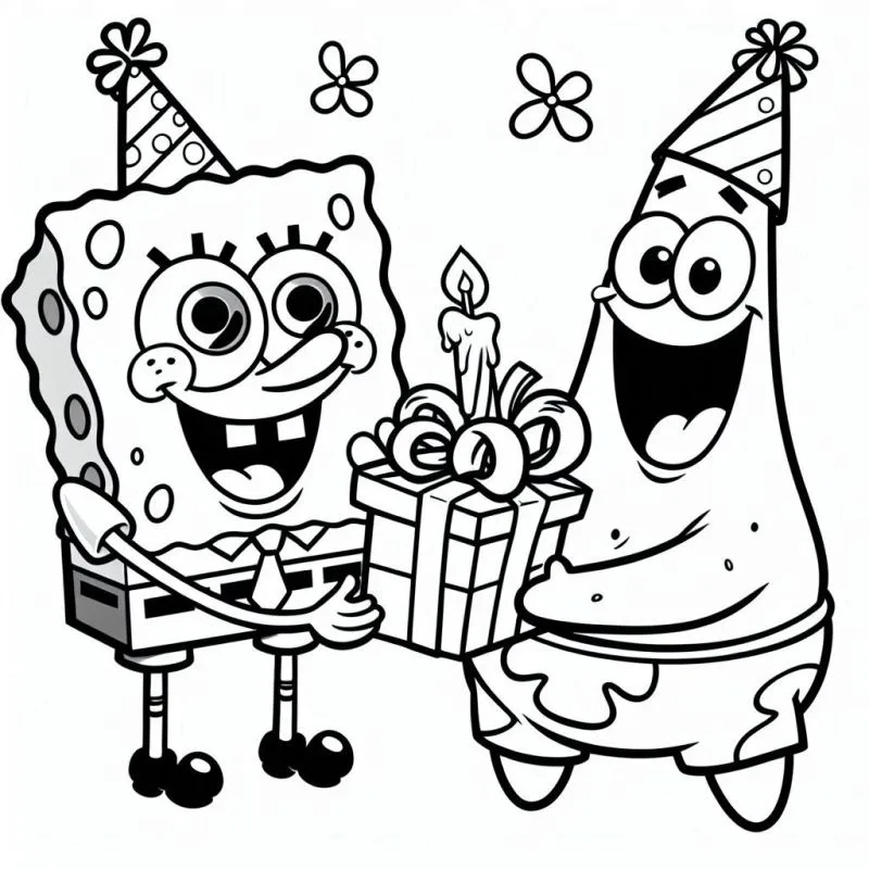 Free Imagens Do Bob Esponja Para Imprimir E Colorir Worksheet for Kids Part 4