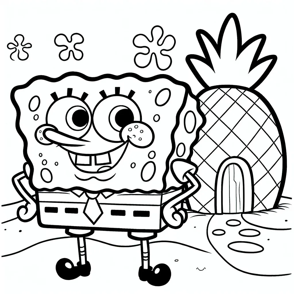 Free Imagens Do Bob Esponja Para Imprimir E Colorir Worksheet for Kids Part 9