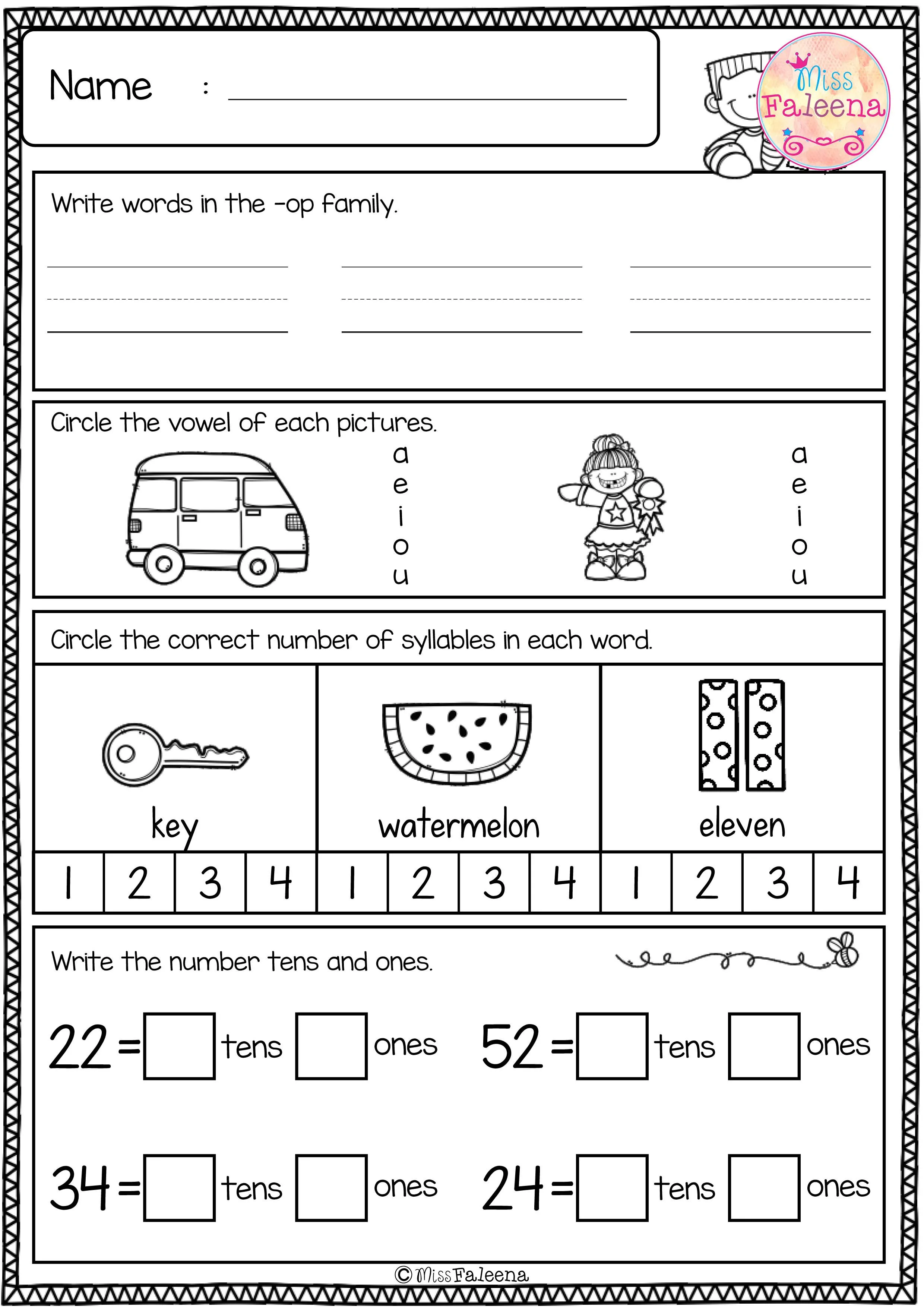 Atividade de Printable Calendar Math For Morning Work - Folha 8