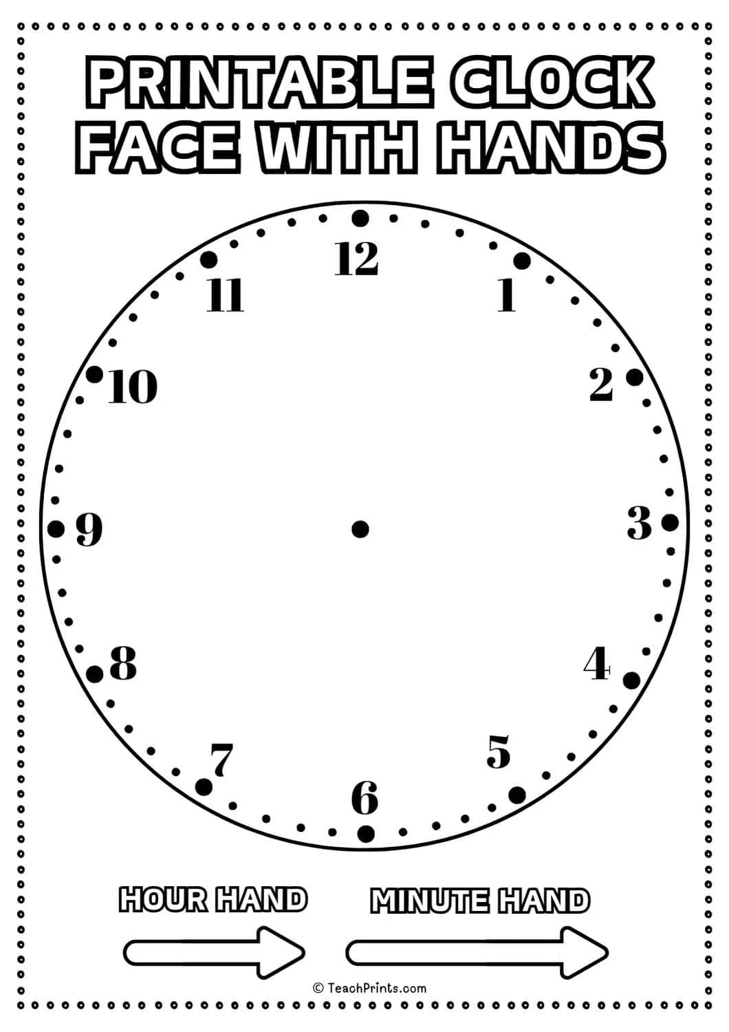Atividade de Telling Time Clock Faces Printable Free - Folha 6