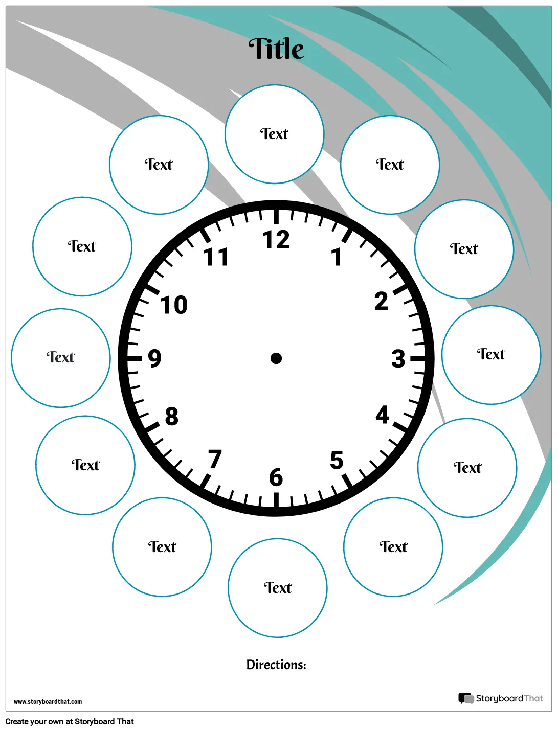 Atividade de Telling Time Clock Faces Printable Free - Folha 27