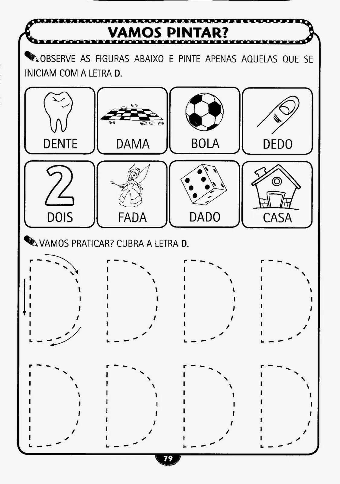 Atividades Infantil para pintar e se divertir