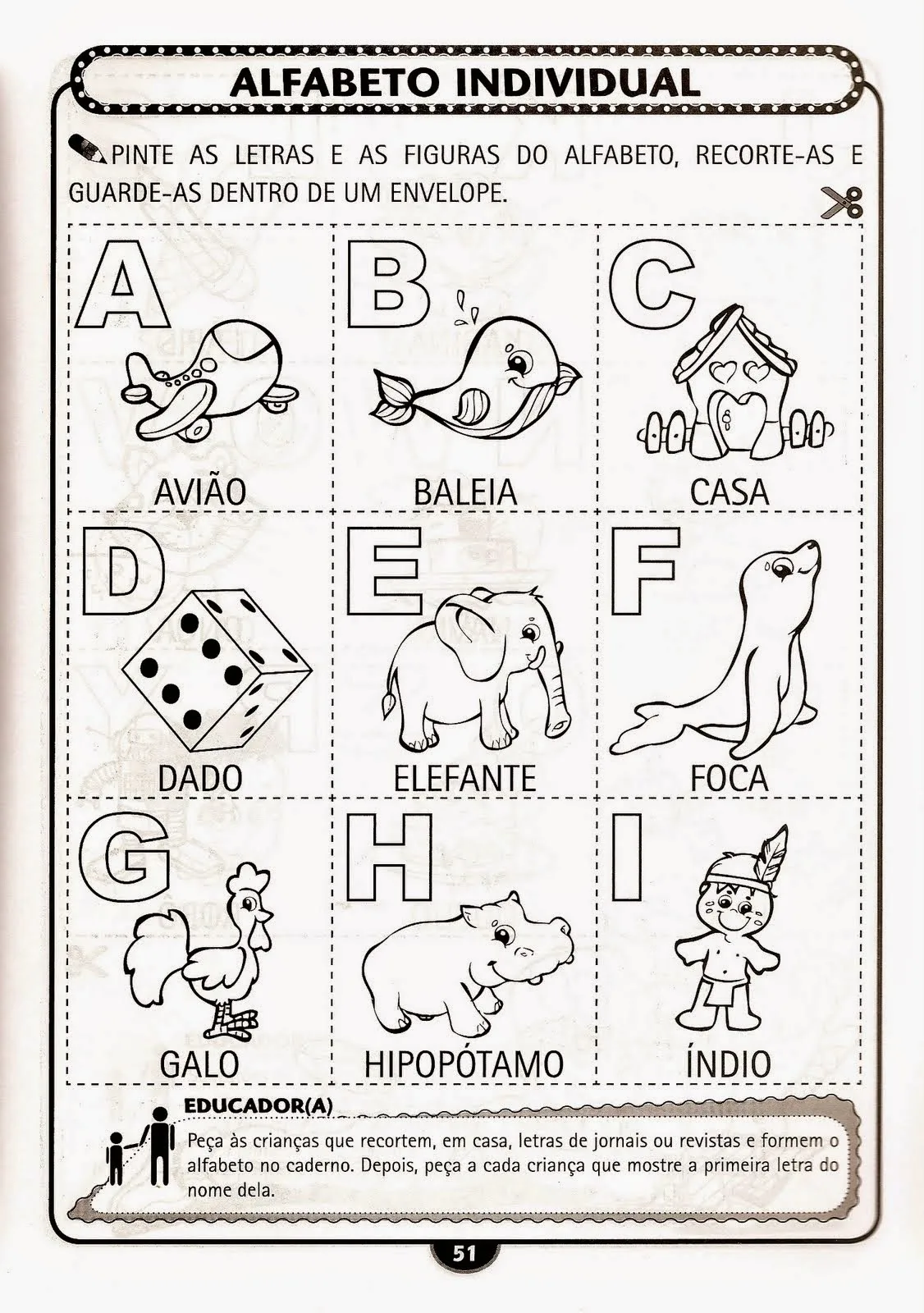 atividade de colorir Atividades Infantil