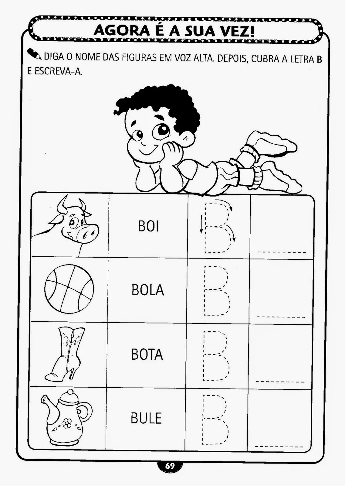 Atividades Infantil desenho infantil