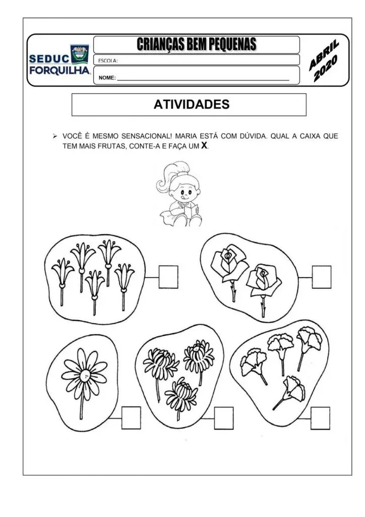 atividade de colorir Atividades Infantil
