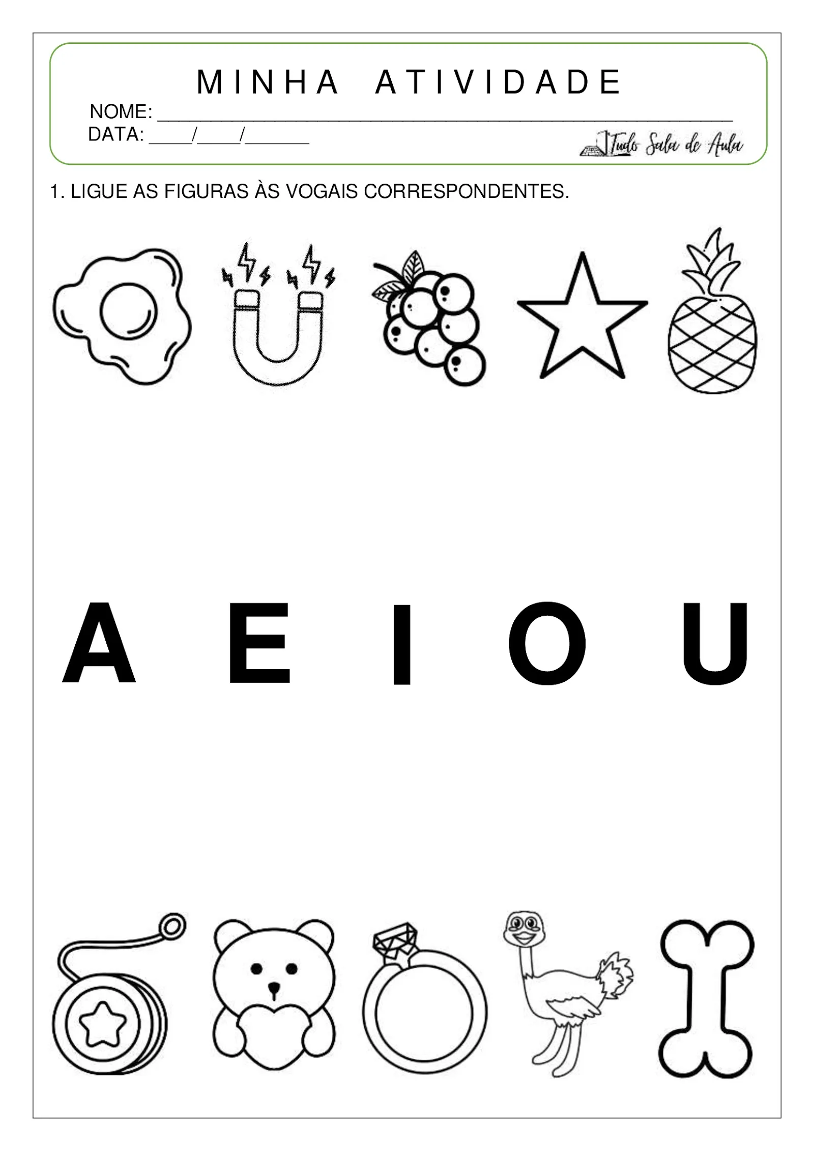 Atividades Infantil desenho infantil