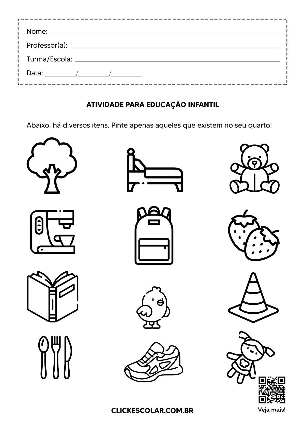 Atividades Infantil para download gratuito