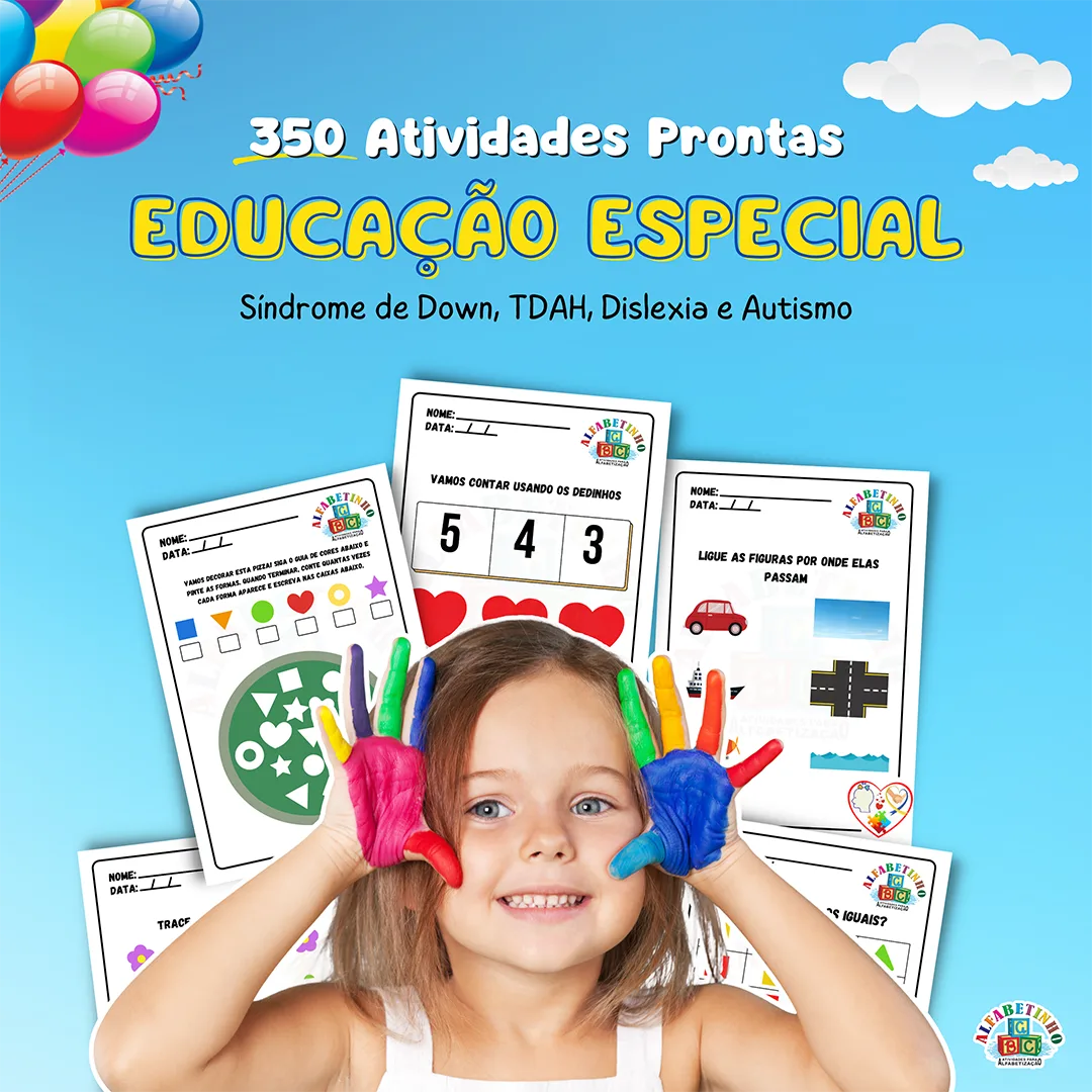 desenho educativo de Atividades Infantil