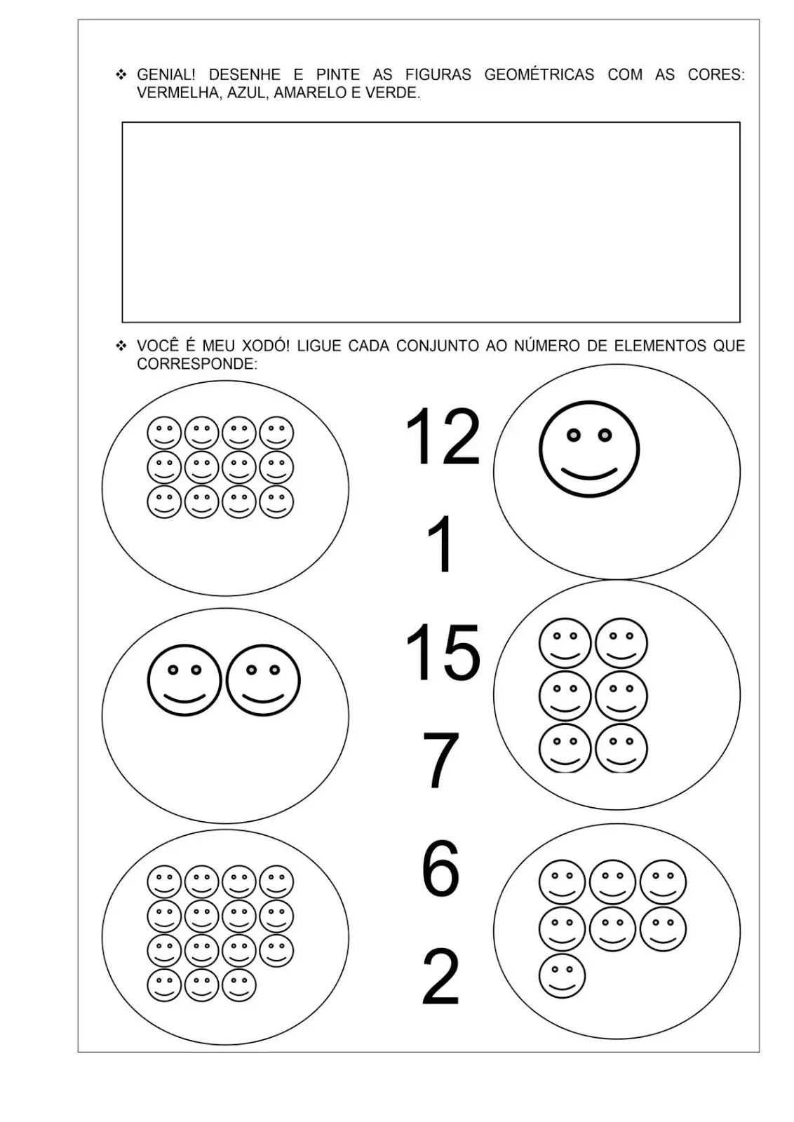 Atividades Infantil para pintar e se divertir