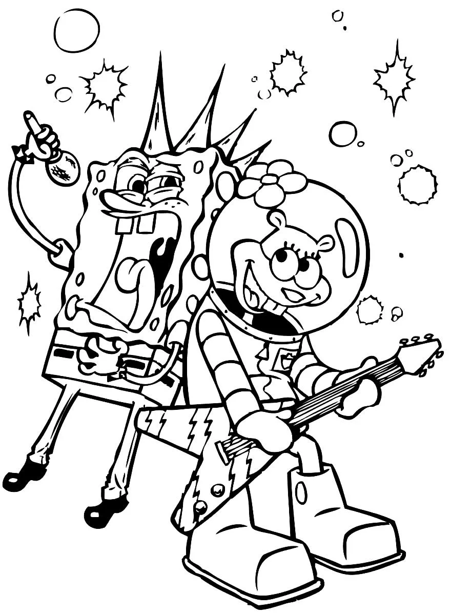 imagem de Bob Esponja Para Colorir para colorir grátis