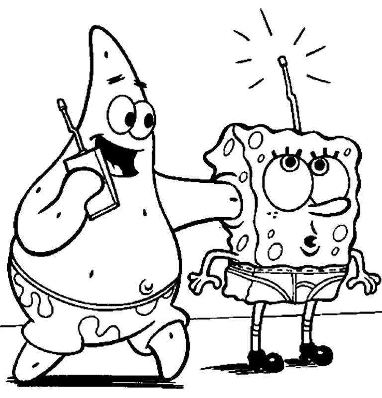 Bob Esponja Para Colorir para colorir