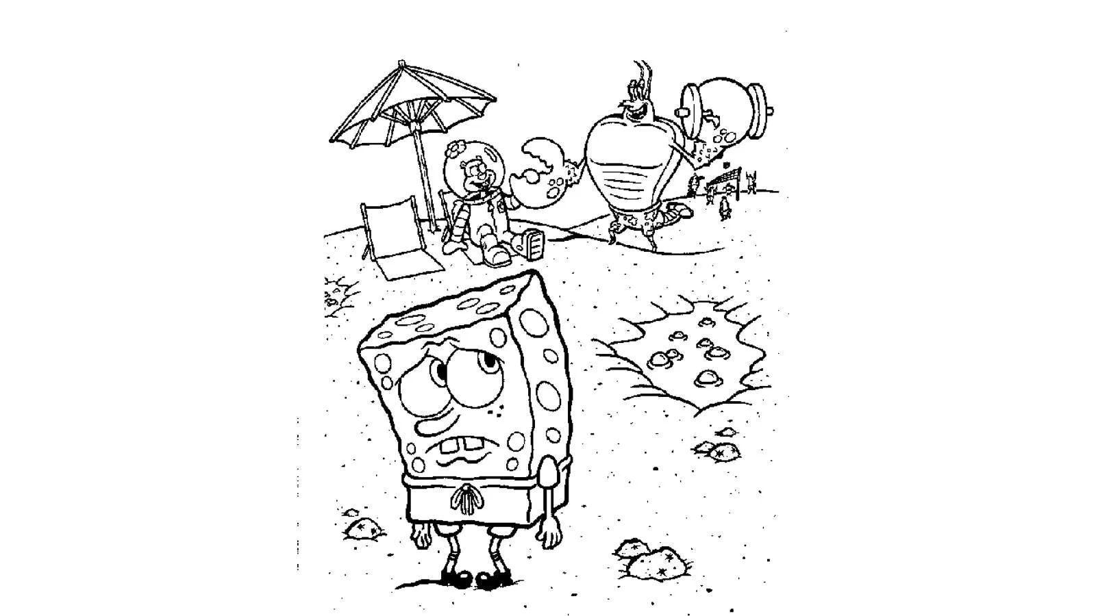 Bob Esponja Para Colorir para colorir