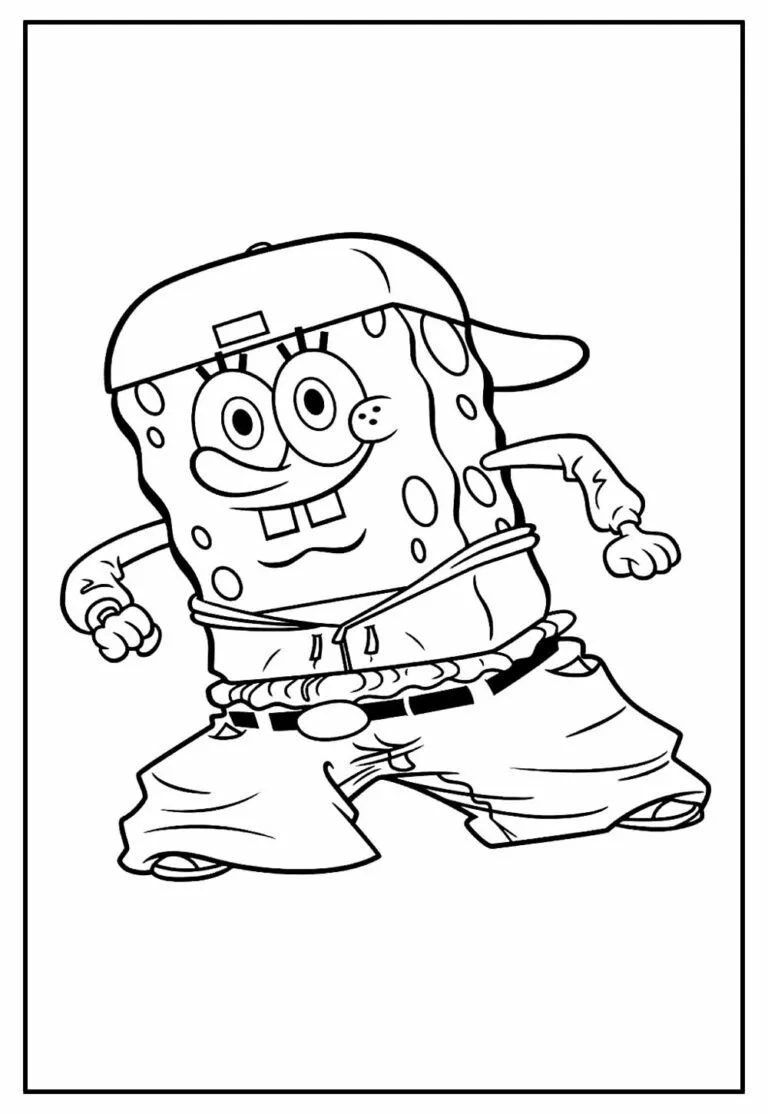 Bob Esponja Para Colorir para pintar e se divertir