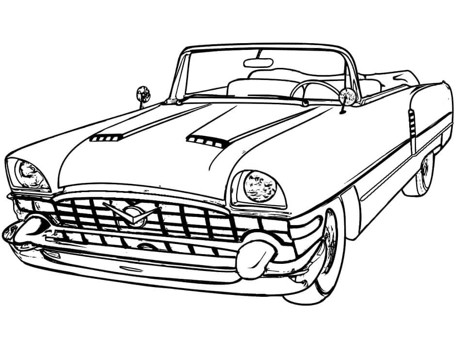 desenho de Carros Para Colorir para imprimir