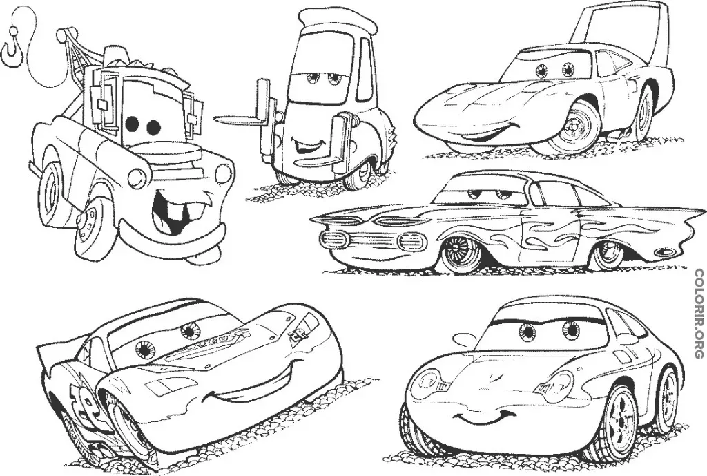 Carros Para Colorir para download gratuito