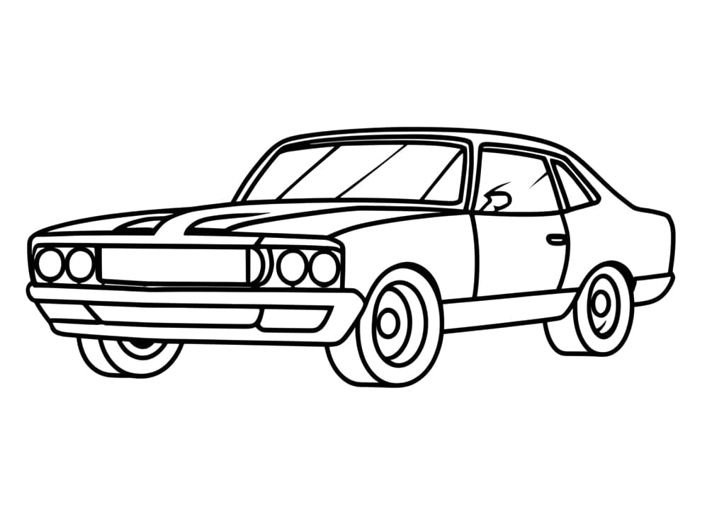 desenho educativo de Carros Para Colorir
