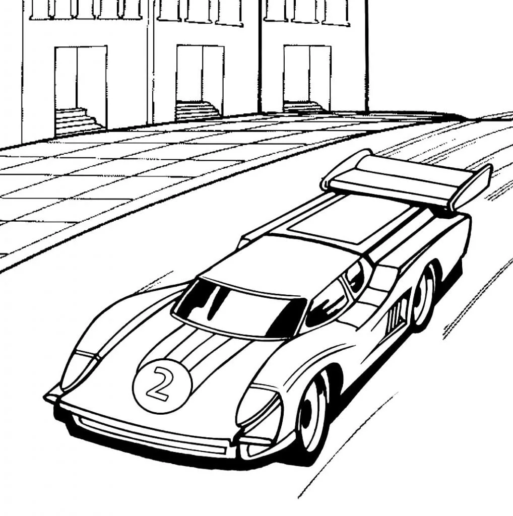 desenho educativo de Carros Para Colorir