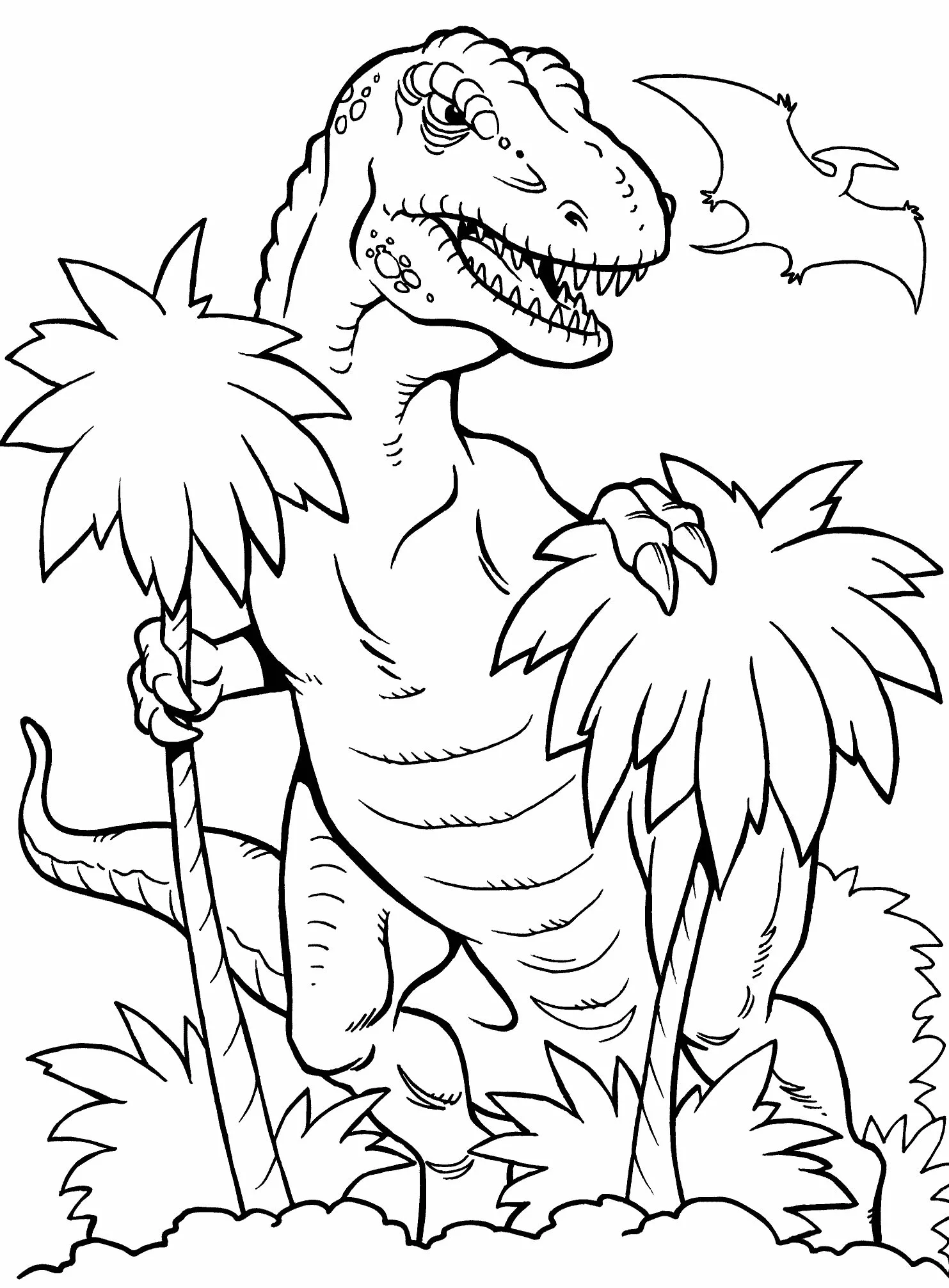 Donossauros Para Colorir desenho infantil