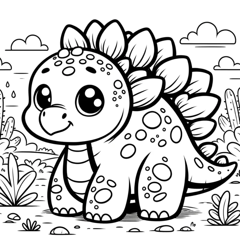 desenho de Donossauros Para Colorir para imprimir