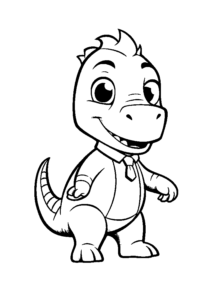 atividade de colorir Donossauros Para Colorir