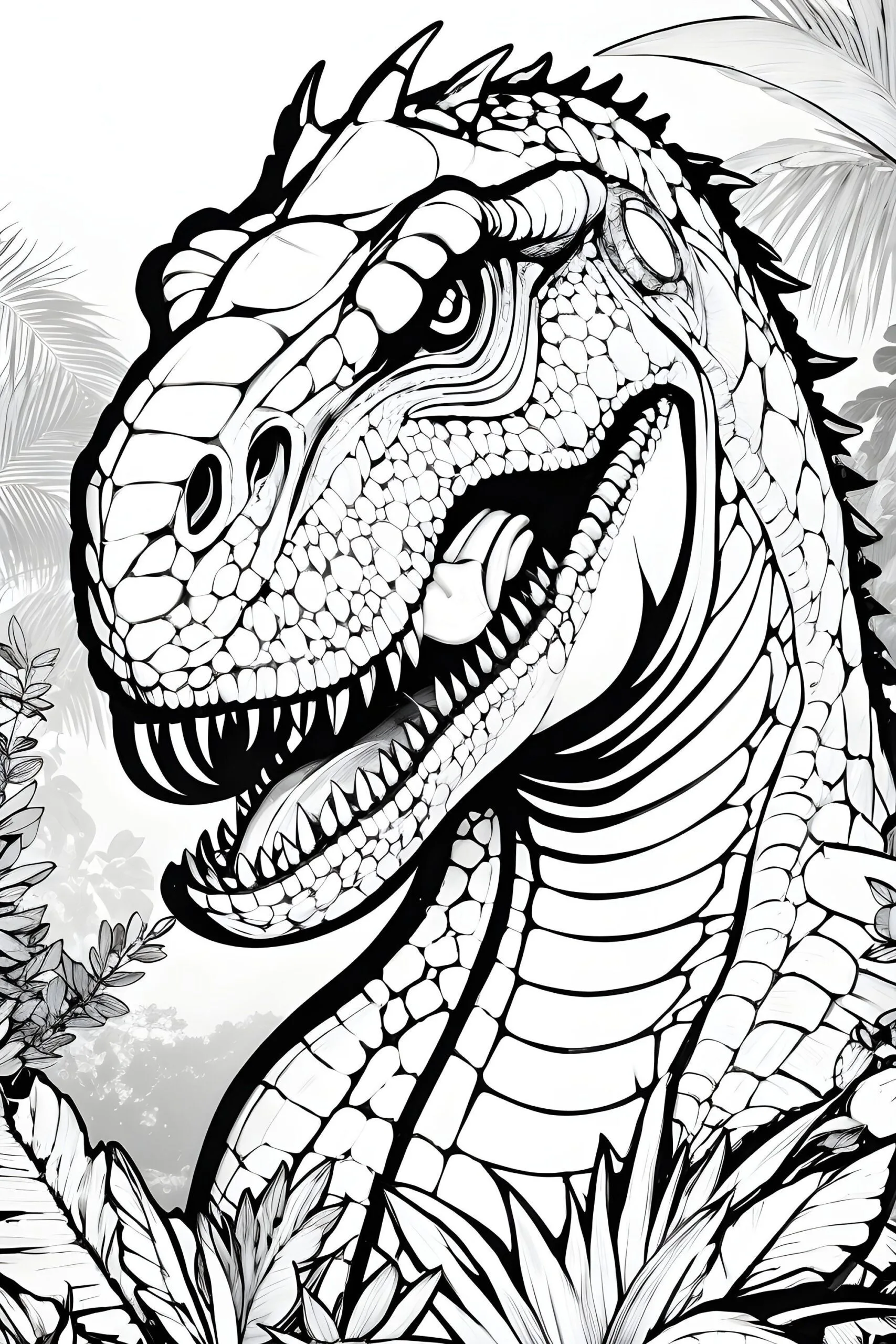 Donossauros Para Colorir para download gratuito