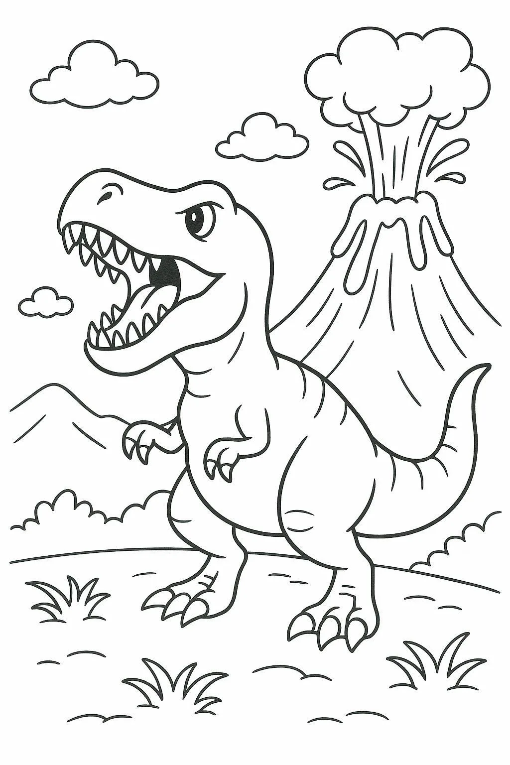 atividade de colorir Donossauros Para Colorir