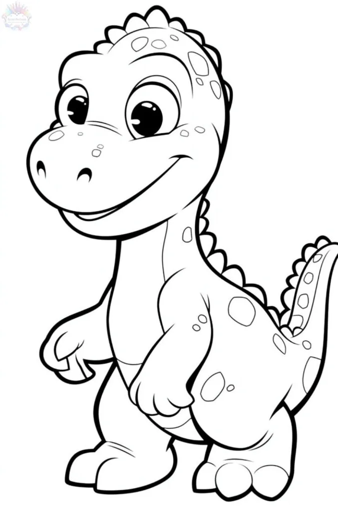 imagem de Donossauros Para Colorir para colorir grátis