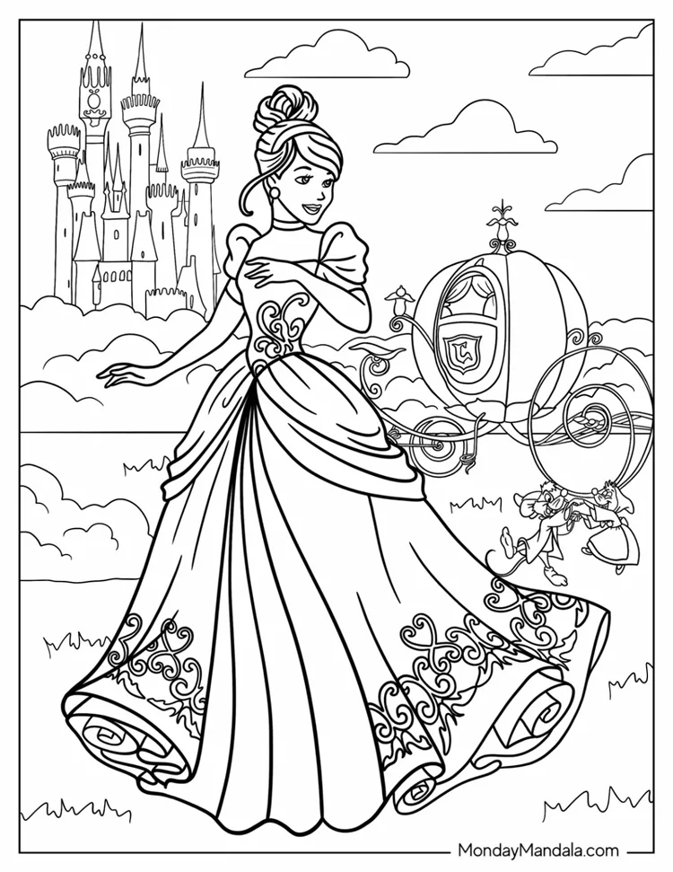 Princesas Para Colorir para download gratuito