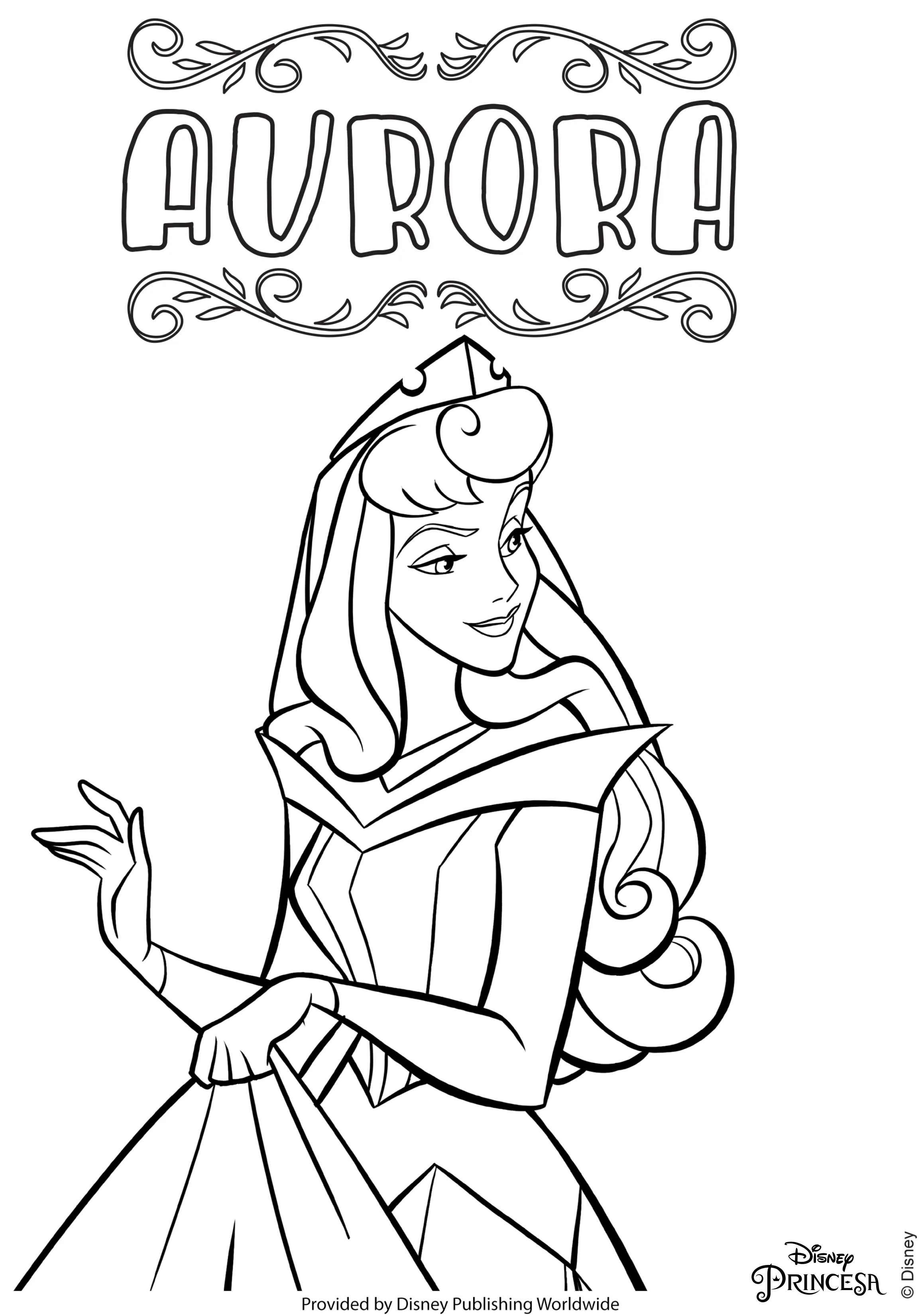 Princesas Para Colorir para pintar e se divertir