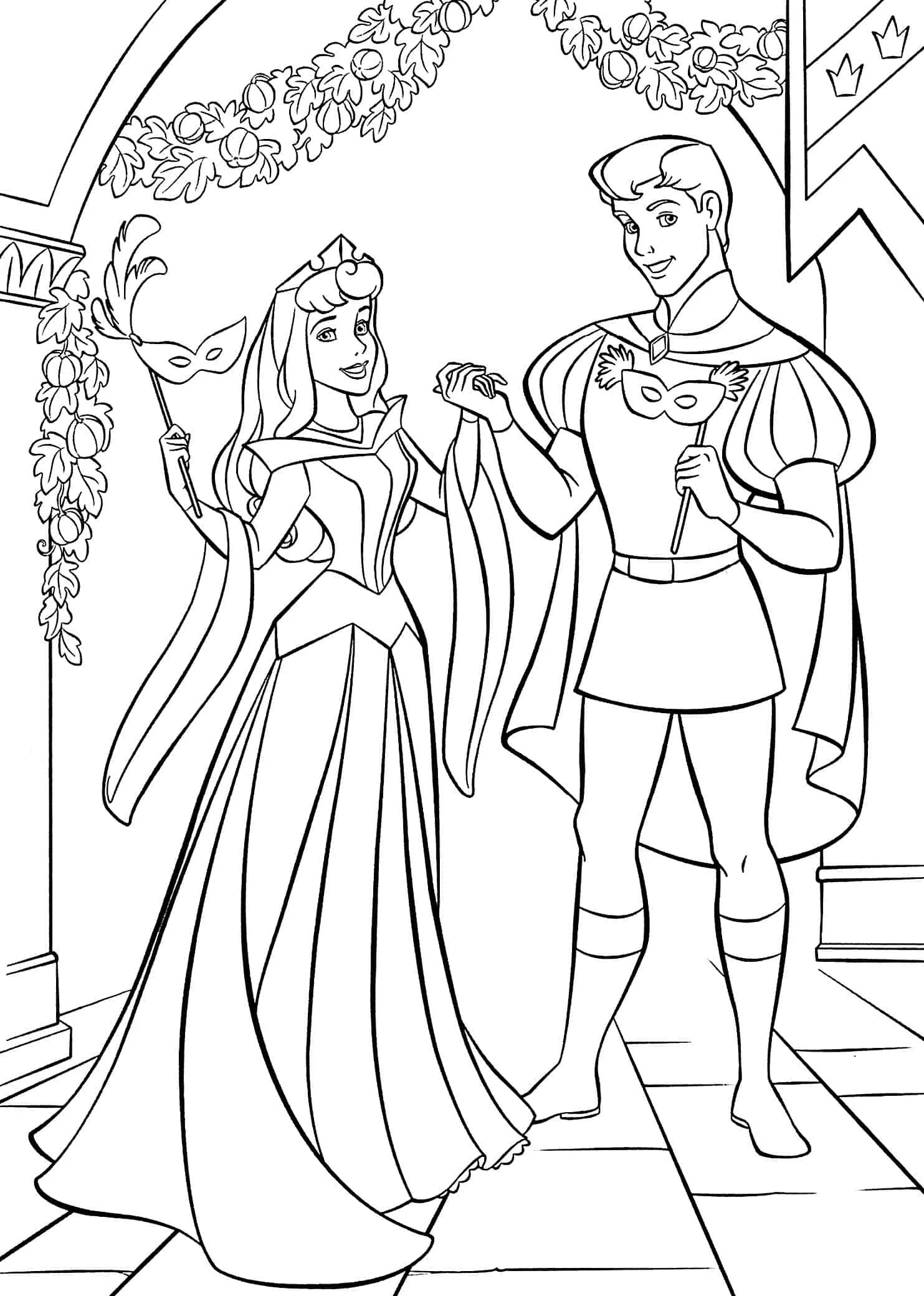 Princesas Para Colorir para pintar e se divertir