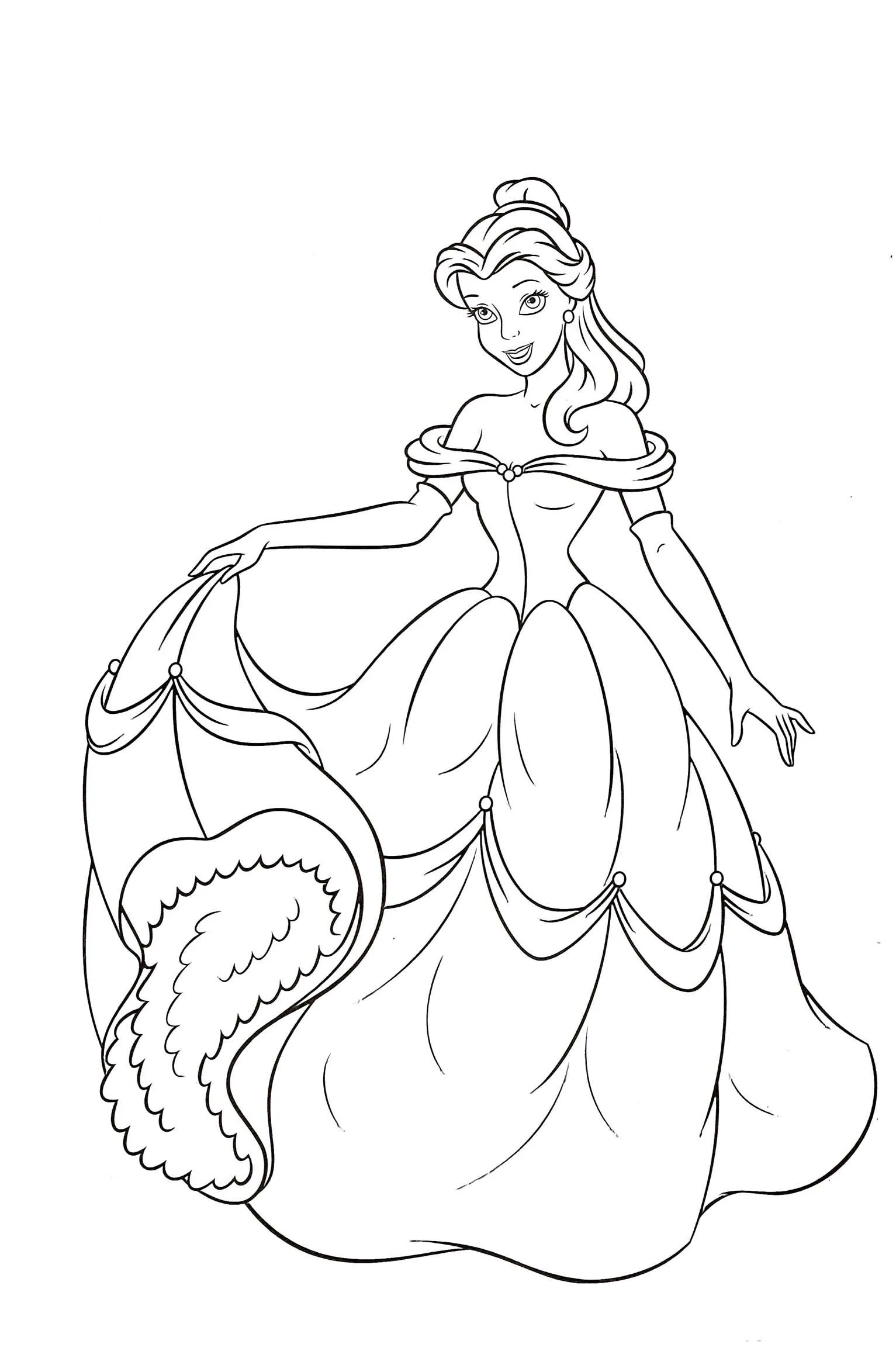atividade de colorir Princesas Para Colorir
