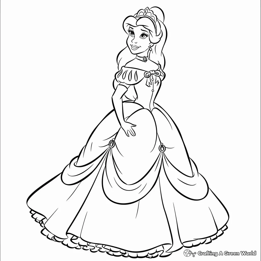 Princesas Para Colorir para colorir