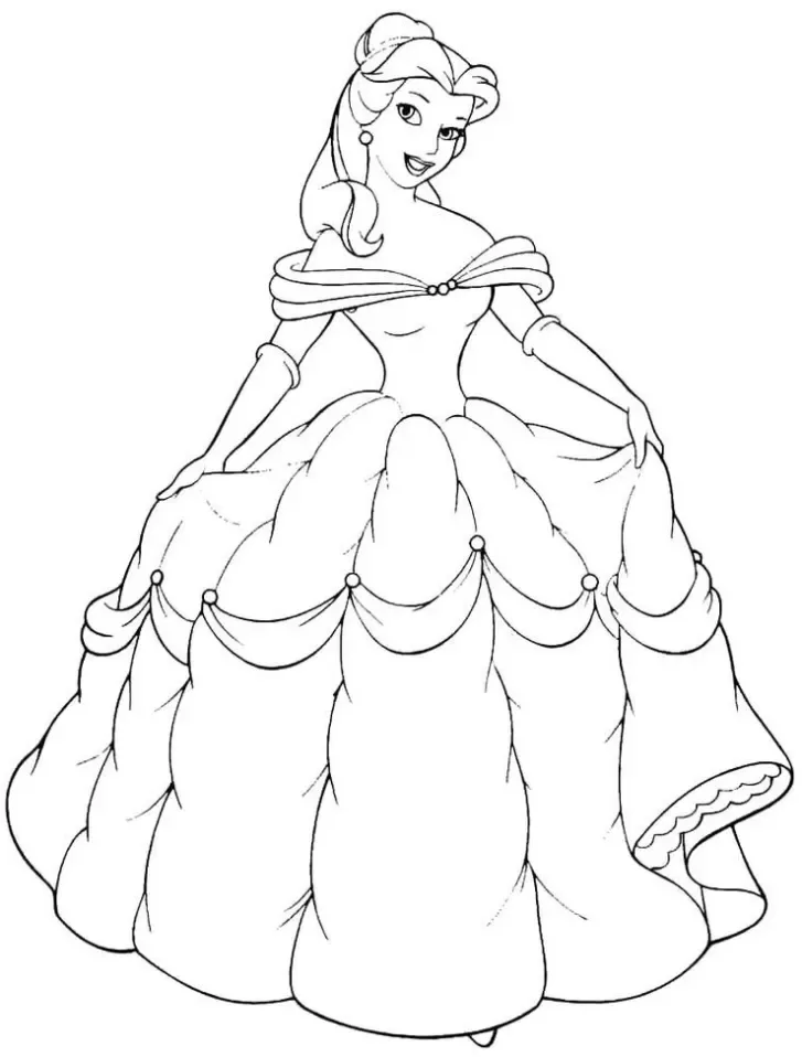 Princesas Para Colorir para download gratuito