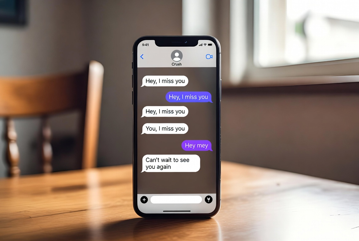 mensagens para crush ilustração fofa